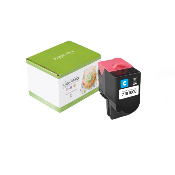 Non-OEM Compatible Replacement Cartridge for Lexmark 71B10C0 (2.3K) Cyan