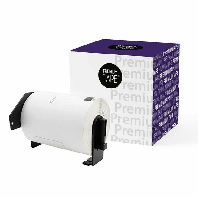 Premium Tape Die-Cut Large Shipping Labels - Alternative for Brother DK-1241 - 4" x 6" (102 mm x 152 mm) - White - 200 Labels / Roll - 1 Roll / Pack - 1 Pack