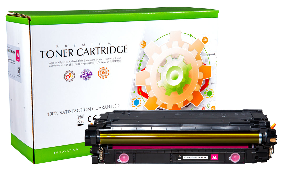 Non-OEM Remanufactured Replacement Toner Cartridge for HP CF363X