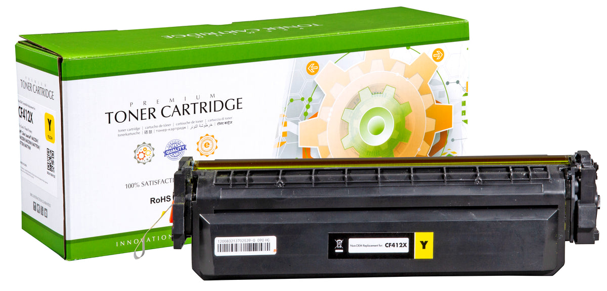 Non-OEM Remanufactured Replacement Toner Cartridge for HP CF412X