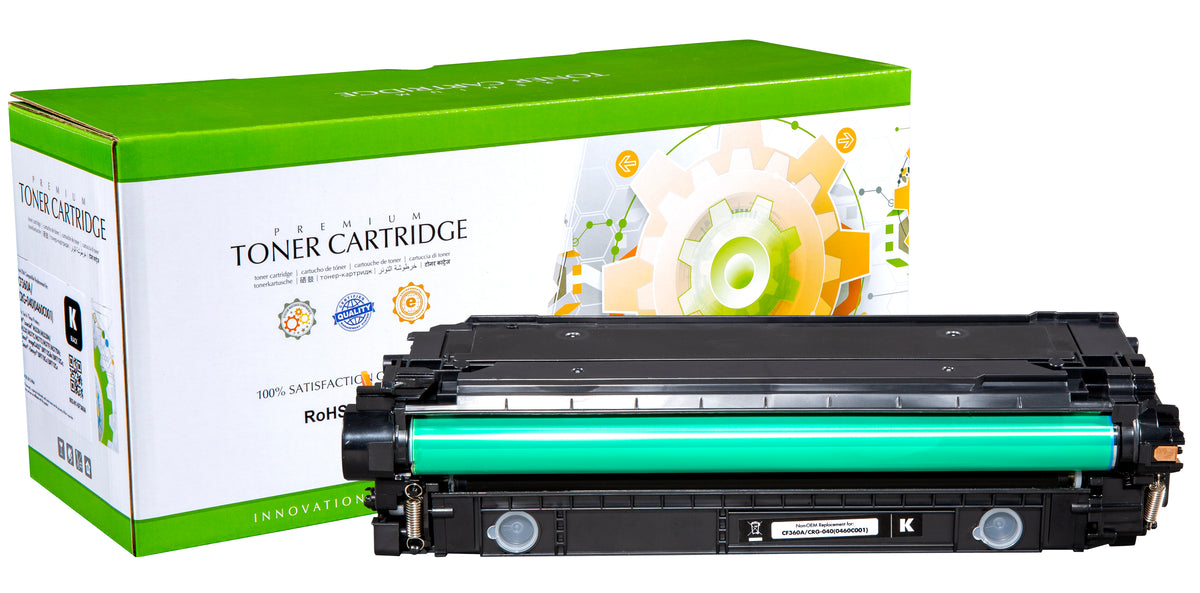 Non-OEM Remanufactured Replacement Toner Cartridge for HP CF360A