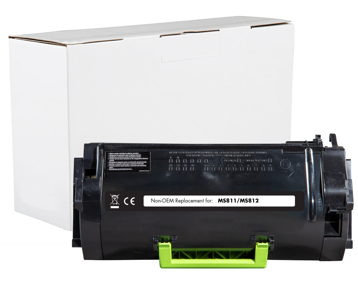 Non-OEM Remanufactured Replacement Cartridge for Lexmark 52D1X00 and Related Brands