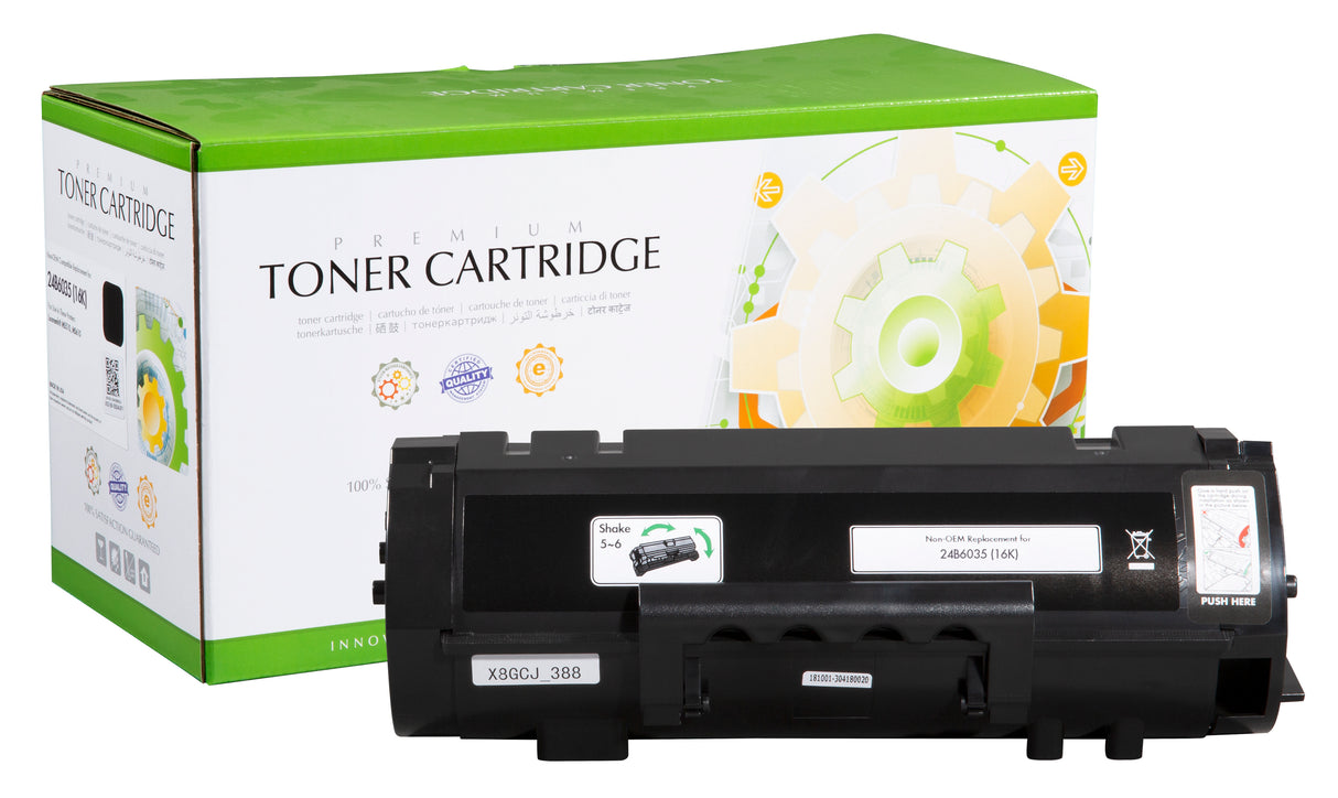 Non-OEM Compatible Replacement Cartridge for Lexmark 24B6035 (16K) WW