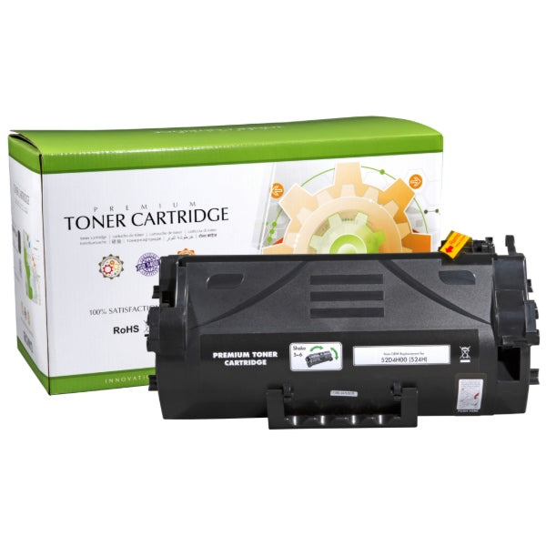 Non-OEM Remanufactured Replacement Cartridge for Lexmark 24B6186 (16K)